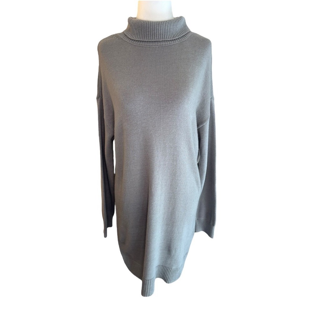 Melrose and Market Sweater Dress Turtleneck Knit‎ Long Sleeve Casual XXS NWT